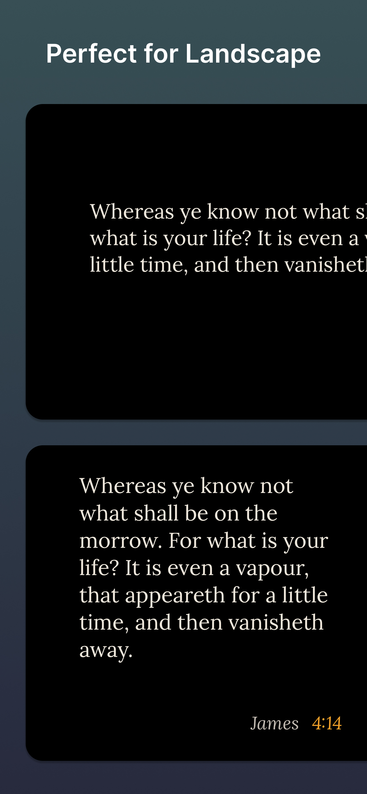 Bible Clock Screenshot 2